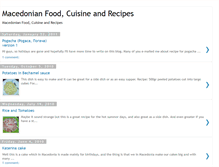 Tablet Screenshot of macedonianfood.blogspot.com