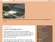 Tablet Screenshot of lakewayupdate.blogspot.com