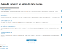 Tablet Screenshot of jugandotambinseaprendematemtica.blogspot.com