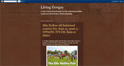 Desktop Screenshot of livinggorges.blogspot.com