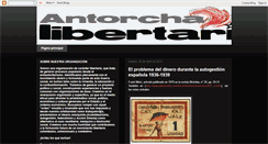 Desktop Screenshot of antorchalibertaria.blogspot.com