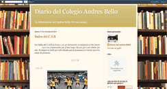 Desktop Screenshot of diariodelcolegioandresbello.blogspot.com