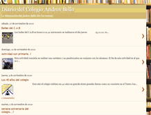 Tablet Screenshot of diariodelcolegioandresbello.blogspot.com