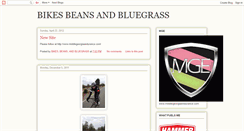 Desktop Screenshot of bikesbeansandbluegrass.blogspot.com