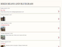 Tablet Screenshot of bikesbeansandbluegrass.blogspot.com