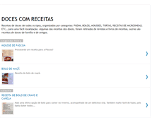 Tablet Screenshot of docescomreceitas.blogspot.com