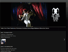 Tablet Screenshot of circoteatroqueretaro.blogspot.com