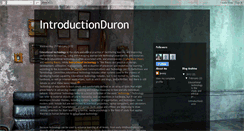 Desktop Screenshot of introductionduron.blogspot.com