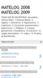 Mobile Screenshot of matelog2008.blogspot.com