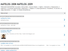 Tablet Screenshot of matelog2008.blogspot.com