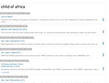 Tablet Screenshot of child-of-africa.blogspot.com