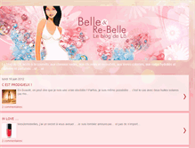 Tablet Screenshot of belle-re-belle.blogspot.com
