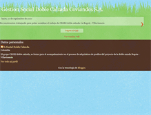 Tablet Screenshot of gsocialdoblecalzada.blogspot.com
