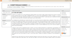 Desktop Screenshot of continuaciones.blogspot.com