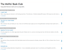 Tablet Screenshot of misfitsbookclub.blogspot.com