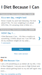 Mobile Screenshot of idietbecauseican.blogspot.com