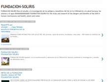 Tablet Screenshot of fundacion-soliris.blogspot.com