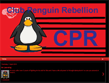 Tablet Screenshot of clubpenguinrebellion.blogspot.com