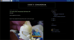 Desktop Screenshot of codesconundrum.blogspot.com