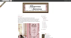 Desktop Screenshot of glamorousinteriors.blogspot.com
