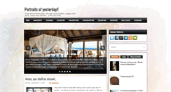Desktop Screenshot of portraitsofyesterday.blogspot.com