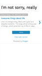 Mobile Screenshot of imnotsorrydotnet.blogspot.com