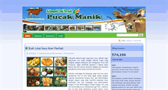 Desktop Screenshot of kelompokternakpucakmanik.blogspot.com