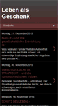 Mobile Screenshot of lebenalsgeschenk.blogspot.com