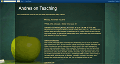 Desktop Screenshot of andresonteaching.blogspot.com