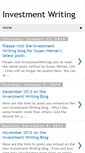 Mobile Screenshot of investmentwriting.blogspot.com