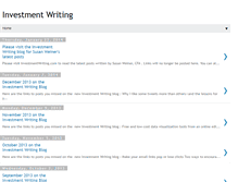 Tablet Screenshot of investmentwriting.blogspot.com