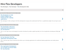 Tablet Screenshot of flex-developers-india.blogspot.com
