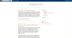 Desktop Screenshot of choosetounite.blogspot.com