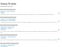 Tablet Screenshot of choosetounite.blogspot.com