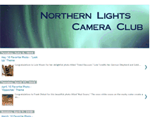 Tablet Screenshot of northernlightscameraclub.blogspot.com