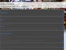 Tablet Screenshot of culturogenius.blogspot.com