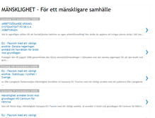 Tablet Screenshot of mansklighet.blogspot.com