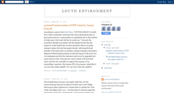 Desktop Screenshot of louth-environment.blogspot.com