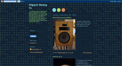 Desktop Screenshot of originalklipschheresy.blogspot.com