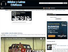 Tablet Screenshot of musicayletrascristianas.blogspot.com