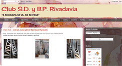 Desktop Screenshot of clubrivadavia.blogspot.com
