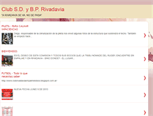 Tablet Screenshot of clubrivadavia.blogspot.com