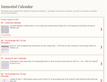 Tablet Screenshot of immortal-calendar.blogspot.com
