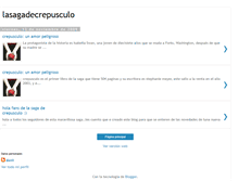 Tablet Screenshot of lasagadecrepusculobydanii.blogspot.com