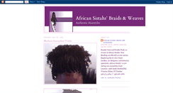 Desktop Screenshot of africansistahsbraidsandweaves.blogspot.com