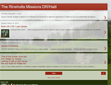 Tablet Screenshot of missiondrhaiti.blogspot.com