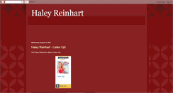 Desktop Screenshot of haleyreinhartai.blogspot.com