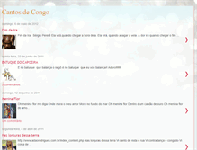 Tablet Screenshot of cantosdecongoitabira.blogspot.com