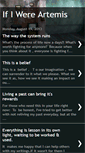 Mobile Screenshot of ifiwereartemis.blogspot.com
