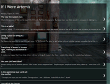 Tablet Screenshot of ifiwereartemis.blogspot.com